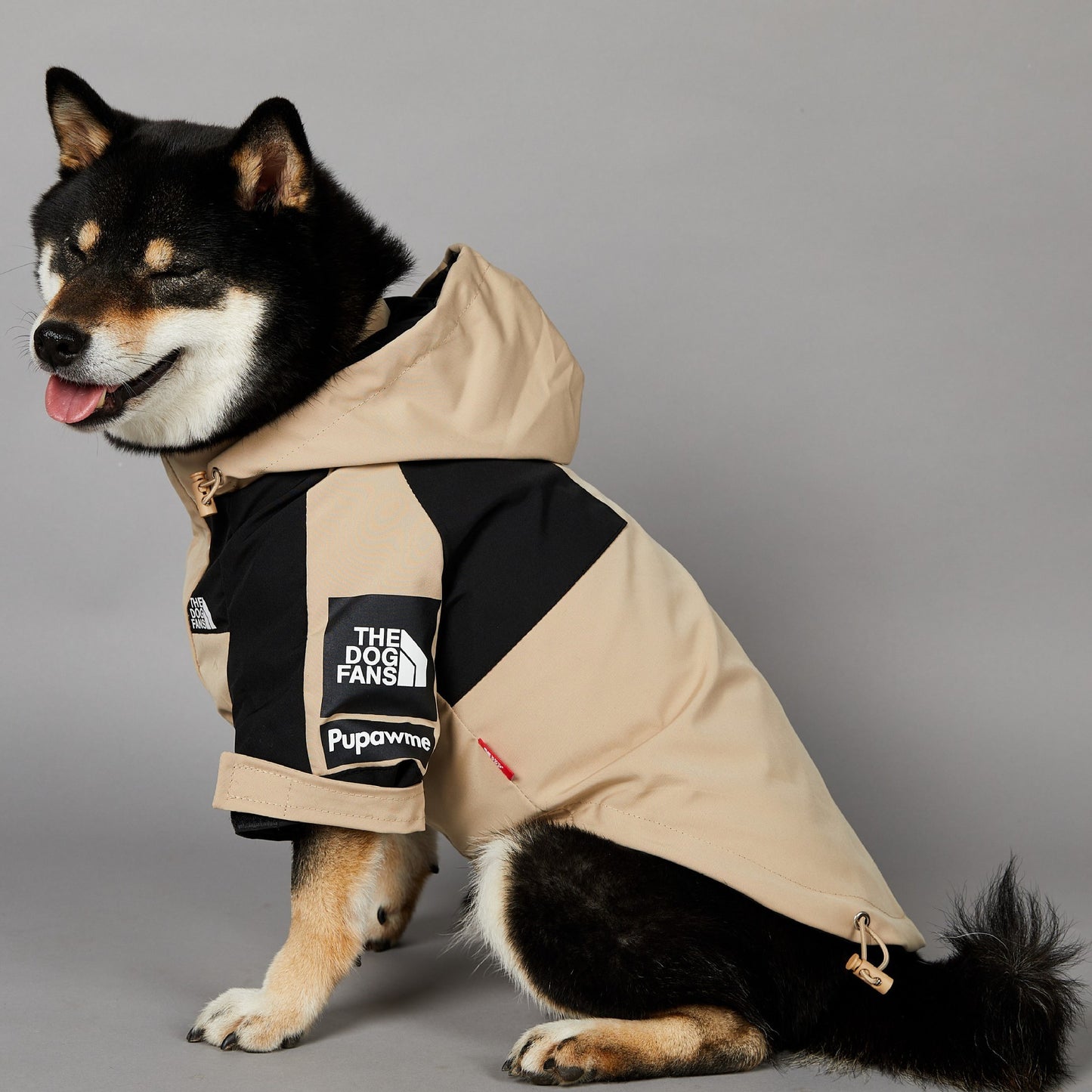 Khaki Dog Pet Shell Jacket