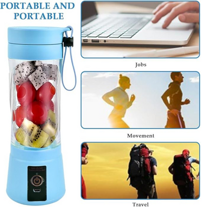 Portable Electric Fruit Juicer Wireless USB Rechargeable